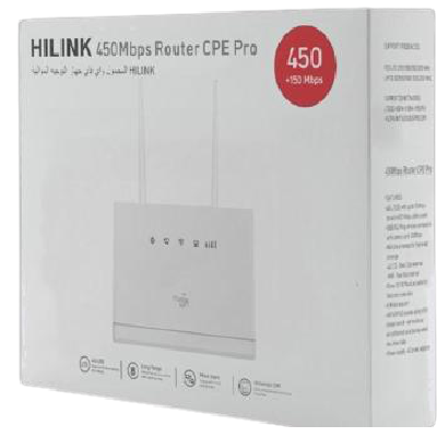 Photo 1 du produit - Routeur WiFi 450Mbps, 1 port LAN et 1 port WAN /LAN, SIM