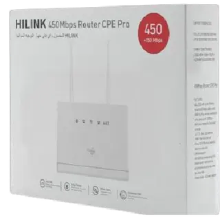Product image attachment 1 - 450Mbps WiFi router, 1 LAN port and 1 WAN / LAN port, SIM