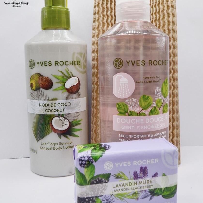 Yves Rocher cleansing milk and shower gel