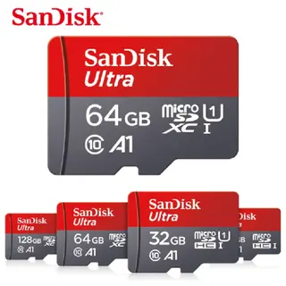 Product image attachment 2 - 100% Original And Authentic 120MB/s A1 SanDisk TF - SD  Memory Card - Micro SD Class 10 UHS-1  /  C10 - A1 - U1