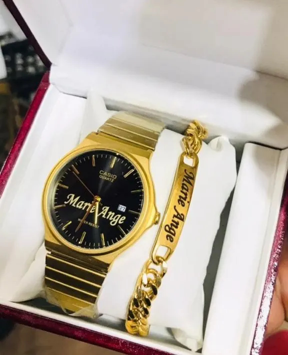 Image de casio+bracelet personnalisé