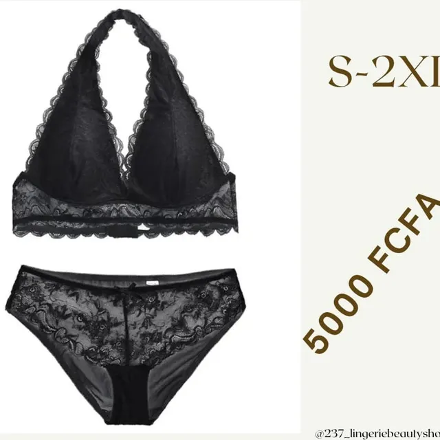 Image de Ensemble sous-vêtements lingerie femme (taille S - 2XL)