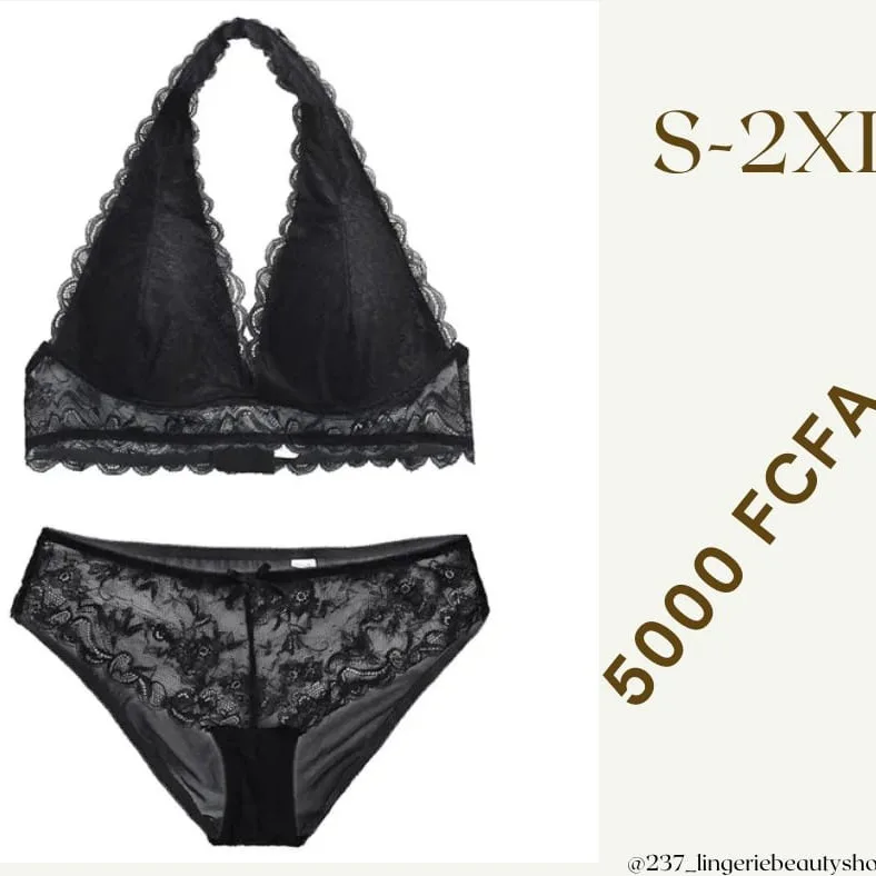 Photo 1 du produit - Ensemble sous-vêtements lingerie femme (taille S - 2XL)