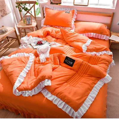 Product image attachment 1 - Bed Sheet -Orange