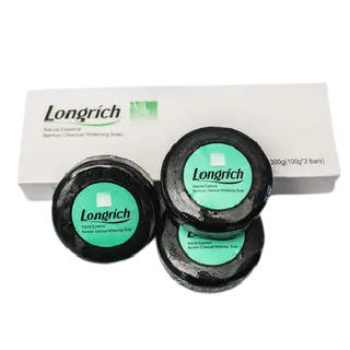 Product image attachment 1 - Black soap with bamboo charcoal