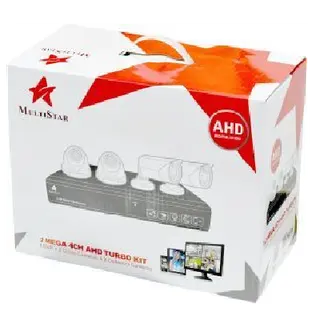Product image attachment 2 - Kit multistar 4 camera + XVR 4CH