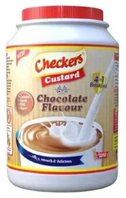 Checkers Custard Chocolat 4-en-1 1kg (pack de 3)