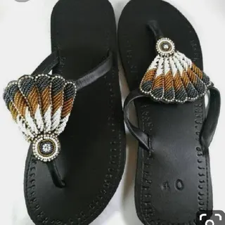 Product image attachment 1 - Afritude Black slippers