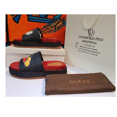 Photo 1 du produit - Sandale Gucci - Rouge/Noire