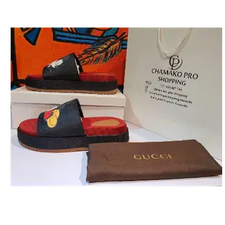 Photo 1 du produit  - Sandale Gucci - Rouge/Noire