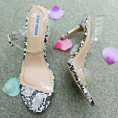 Photo 1 du produit - sandales à talons hauts blanc crème