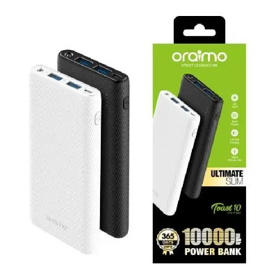 Image de Oraimo 10 000 mAh Power Bank Ultra Slim