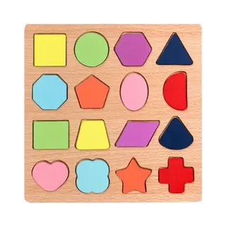 Photo 3 du produit  - Wooden Educational Puzzle Set for kids