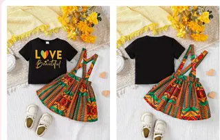 Photo 1 du produit  - Ensemble de 2 vêtements d'extérieur multicolores pour filles