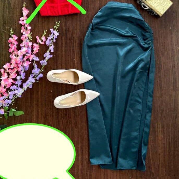 Product image attachment 1 - heavy silk skirt
