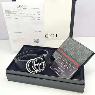 Product image attachment 5 - coffret ceinture-portefeuille de marque