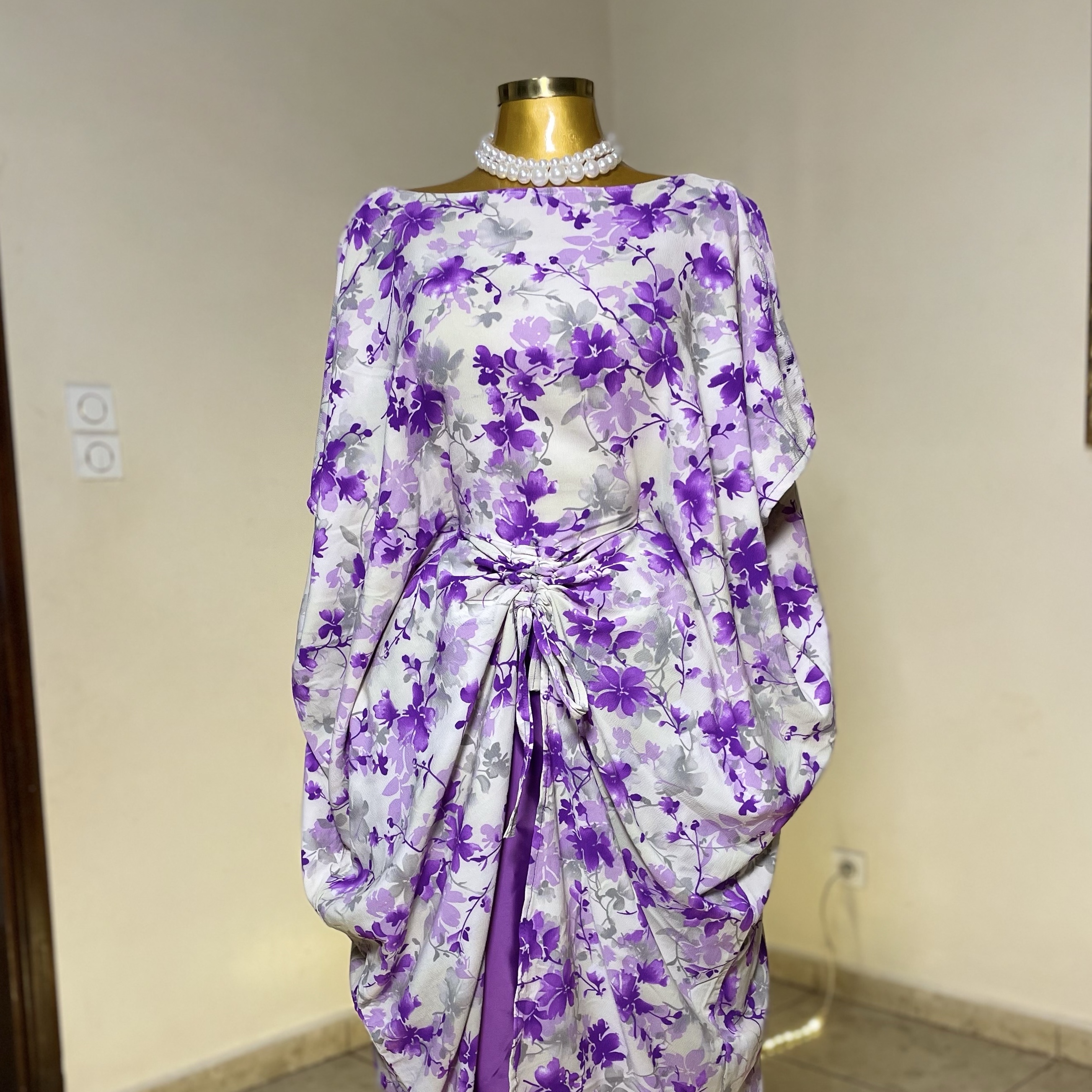 Product image attachment 4 - two piece floral dress