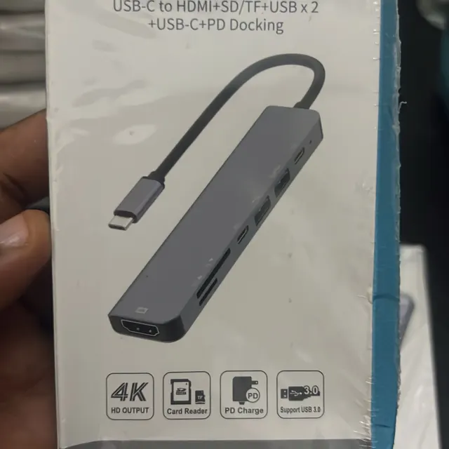 Image de USB-C TO HDMI SD TF CARD READER DOCKING STATION