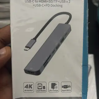 Photo 1 du produit  - USB-C TO HDMI SD TF CARD READER DOCKING STATION