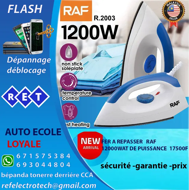Image de fer a repasser RAF
