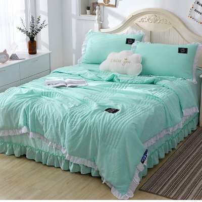 Photo 1 du produit - Drap -Vert opaline