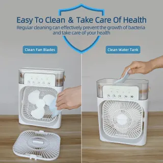 Photo 4 du produit  - Mini Ventilateur 4 en 1