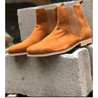 Product image attachment 1 - Golden brown chelsea boots