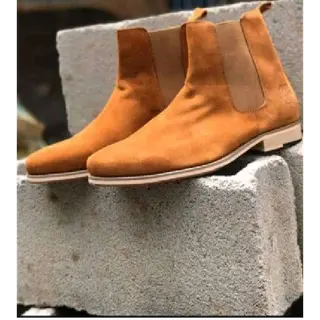 Product image attachment 1 - Golden brown chelsea boots