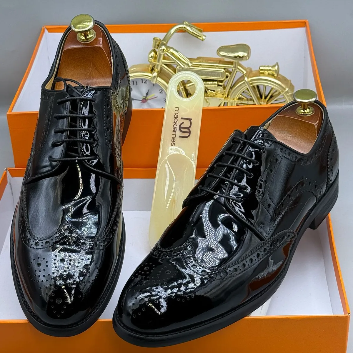 Photo 1 du produit - Chaussures de tenue décontractée, leader cuire