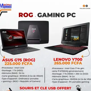 Photo 1 du produit  - Asus & lenovo