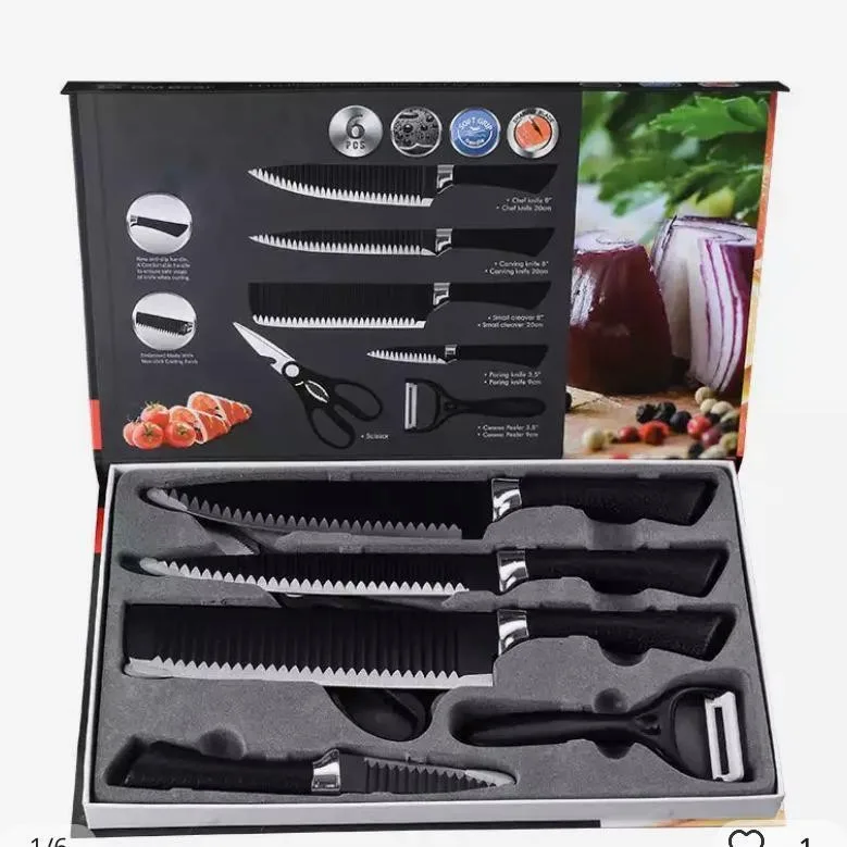 Photo 1 du produit - jeux de couteau hyper résistant et ne se rouille pas