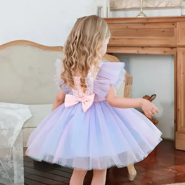 Photo 1 du produit - robe de bal bleue