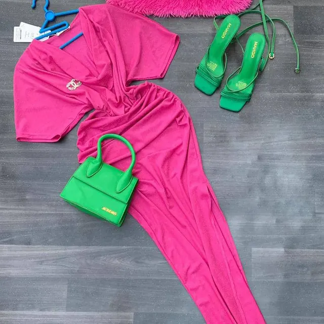 Image de robe soiree col plongeant