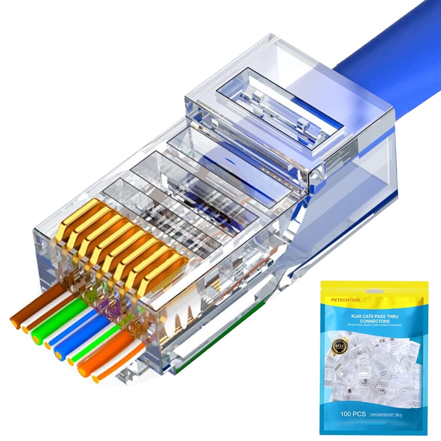 Product image attachment 1 - connecteur RJ45 non blende