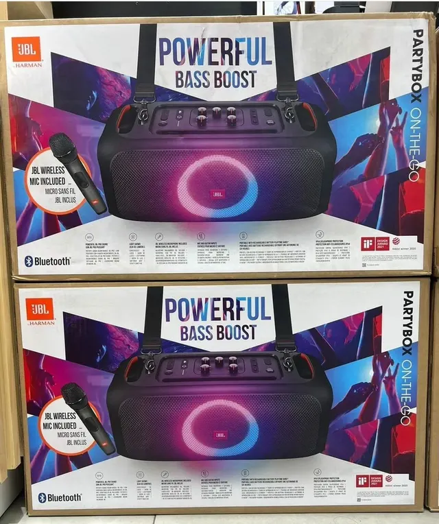 Image de JBL PARTYBOX ON THE GO ESSENTIEL AVEC MICRO