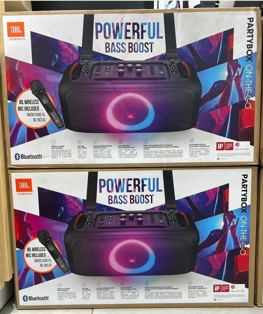 Product image attachment 1 - JBL PARTYBOX ON THE GO ESSENTIAL WITH MICROPHONE