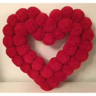 Product image attachment 1 - Wreath- oxblood red