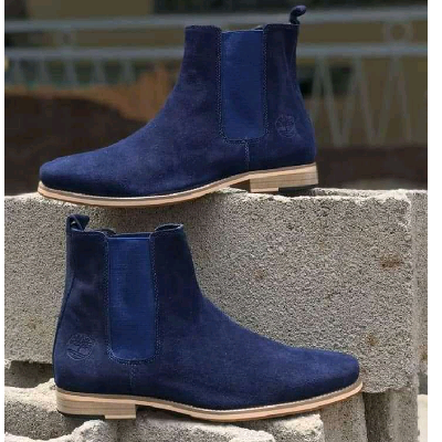 Photo 1 du produit - Bottes chelsea bleu foncé