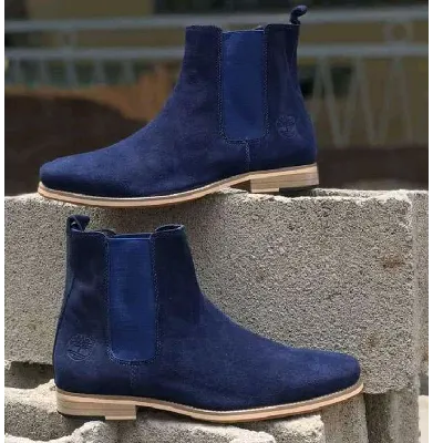Image de Bottes chelsea bleu foncé