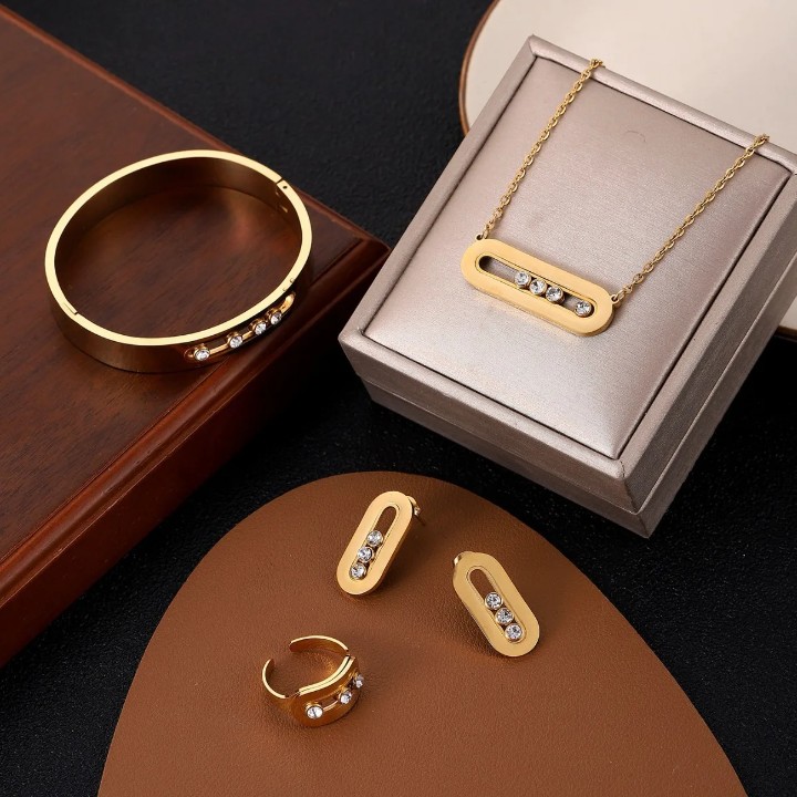 Product image attachment 1 - Gold Jewelry set