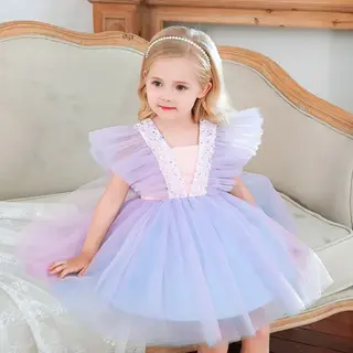 Photo 2 du produit  - robe de bal bleue