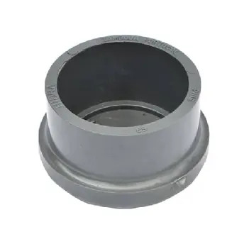 Product image attachment 1 - PVC cap - Diameter 63 - Dark Gray Lot Of 6 Pieces