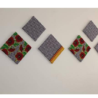 Photo 2 du produit - Galerie de mur en tissu africain