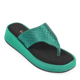 Product image attachment 1 - Crystalized santin flip flop