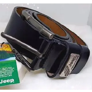 Photo 1 du produit  - Ceinture en cuir noire Jeep