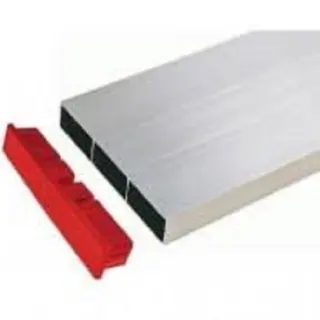 Product image attachment 1 - Aluminum ruler 2 m - Width 100 mm - Thickness 18 mm - Alu