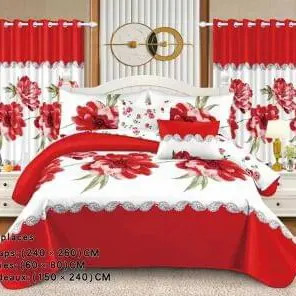 Photo 2 du produit  - 2draps +2 taie +2 rideaux
