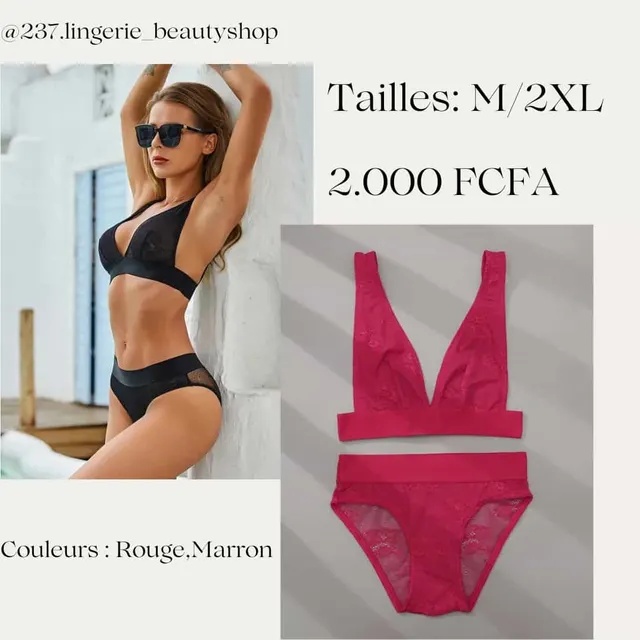Image de Ensemble Lingerie (taille M – 2XL)