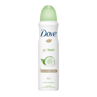 Photo 1 du produit - Déodorant Spray Concombre et thé vert - Go Fresh de Dove (150ml)