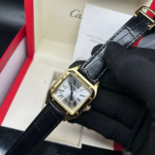 Image of Cartier 4c leather